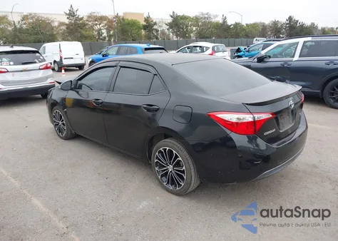 2015 Toyota Corolla S Plus из США, поврежденный, VIN 5YFBURHE4FP337657